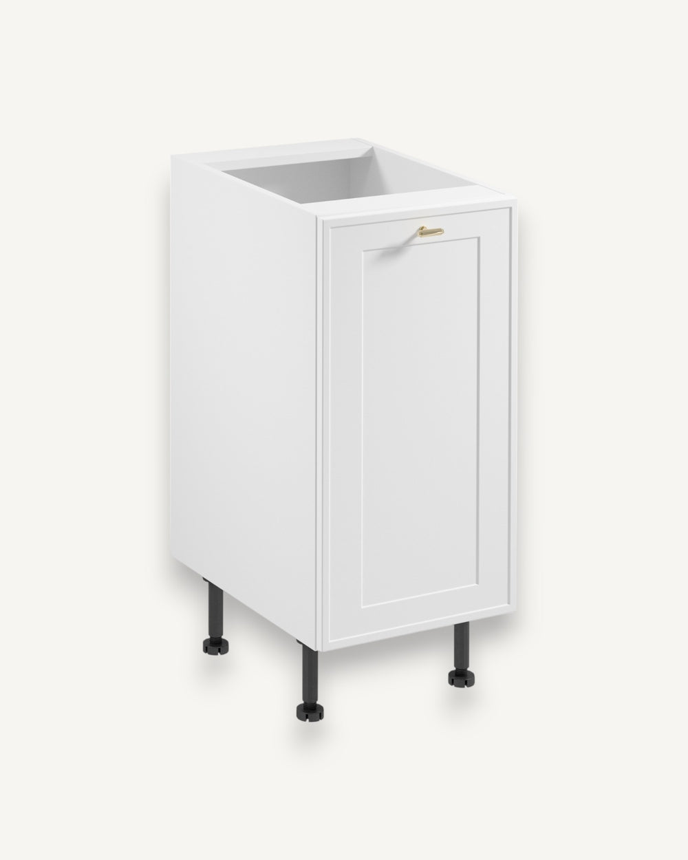 Unterschrank D40 P/L - Sorento Weiß - Passt sich elegant in jede Küchengestaltung ein.