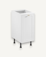 Unterschrank D40 P/L - Sorento Weiß - Passt sich elegant in jede Küchengestaltung ein. - ROYAL24_MARKT