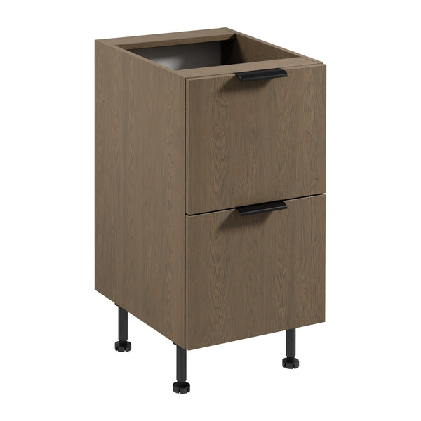 Unterschrank D45S2 AX - Sorento Dunkle Eiche - Für ein harmonisches Küchenambiente. - ROYAL24_MARKT