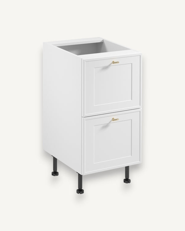 Unterschrank D45S2 AX - Sorento Weiß - Praktischer Unterschrank für Ihre täglichen Bedürfnisse. - ROYAL24_MARKT