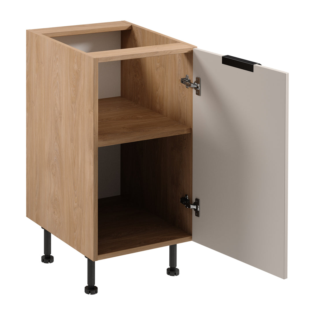 Unterschrank D45 P/L - Sorento Beige Sonoma Eiche - clevere Organisation Ihrer Küchenutensilien - ROYAL24_MARKT
