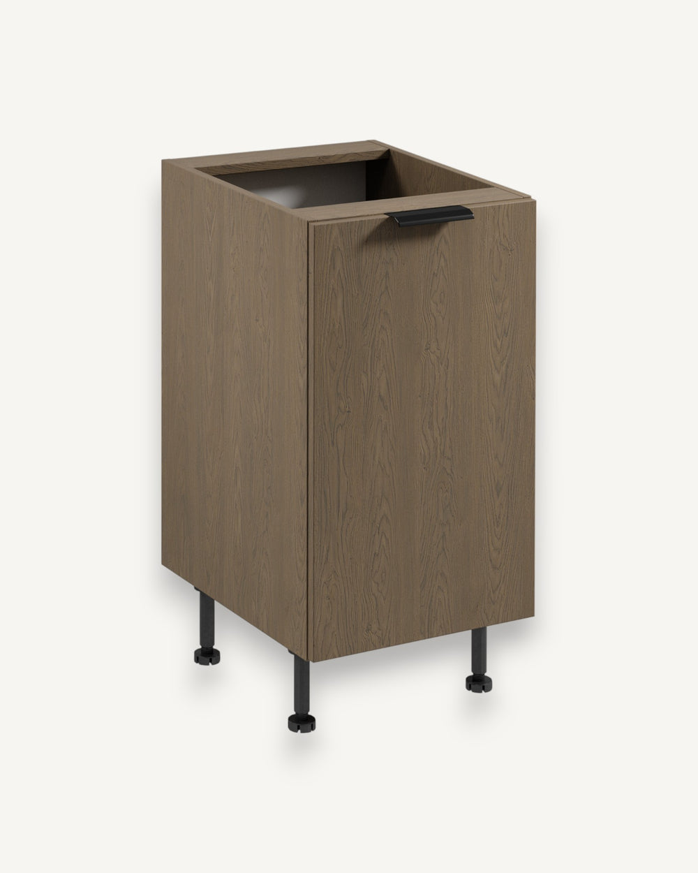 Unterschrank D45 P/L – Sorento Dunkle Eiche – Praktisch, vielseitig und robust.