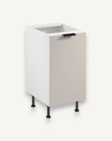 Unterschrank D45 P/L - Sorento Weiß Beige - Stilvolle Stauraumlösungen für Ihre Küche. - ROYAL24_MARKT