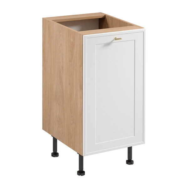 Unterschrank D45 P/L - Sorento Sonoma Eiche Weiß - Hergestellt aus hochwertigen Materialien. - ROYAL24_MARKT
