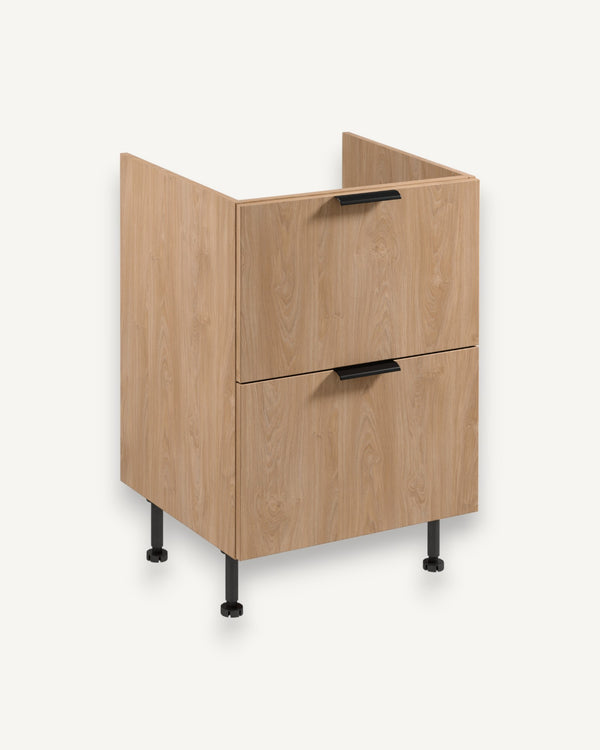 Spülenunterschrank D60IN AX - Sorento - Bietet viel Stauraum für Küchenutensilien. - ROYAL24_MARKT