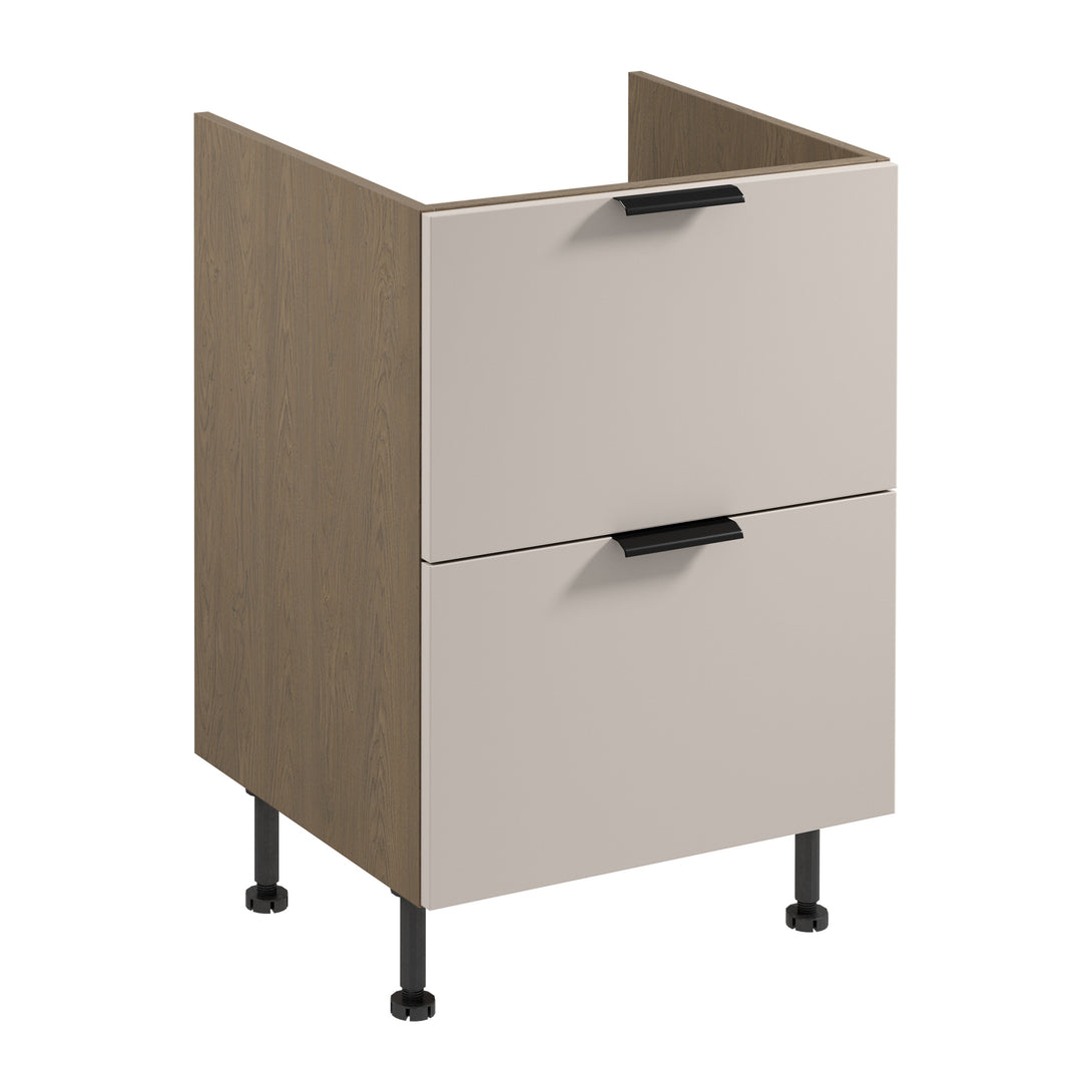 Spülenunterschrank D60IN AX - Sorento Beige - Stauraumwunder für mehr Ordnung. - ROYAL24_MARKT