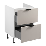 Spülenunterschrank D60IN AX - Sorento Weiß Beige - Perfekte Organisation für Ihre Utensilien. - ROYAL24_MARKT