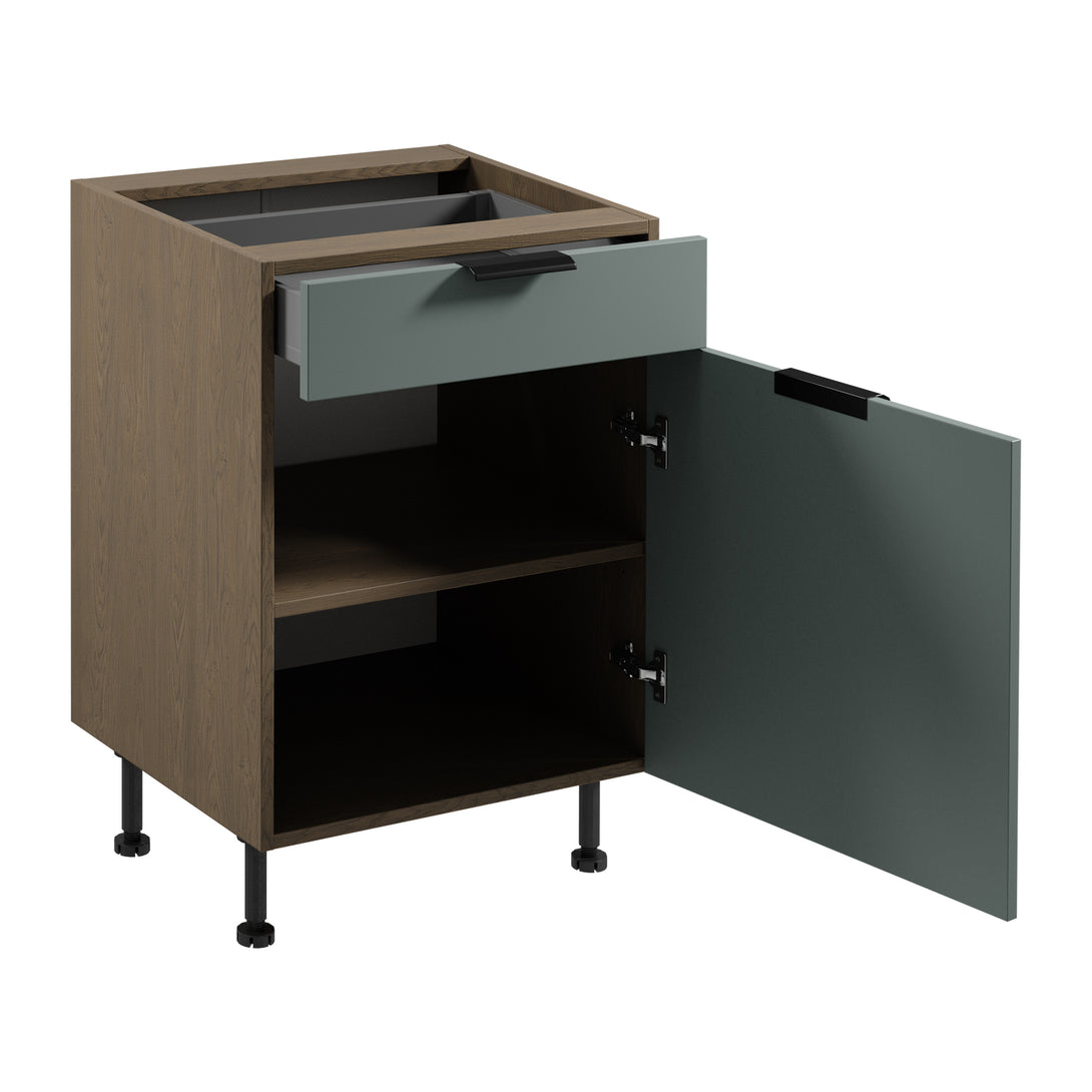 Unterschrank D60S1 P/L AX - Sorento Grün - Ordnung und Design in perfekter Harmonie. - ROYAL24_MARKT