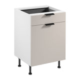 Unterschrank D60S1 P/L AX - Sorento Weiß Beige - Design und Funktion im Einklang. - ROYAL24_MARKT