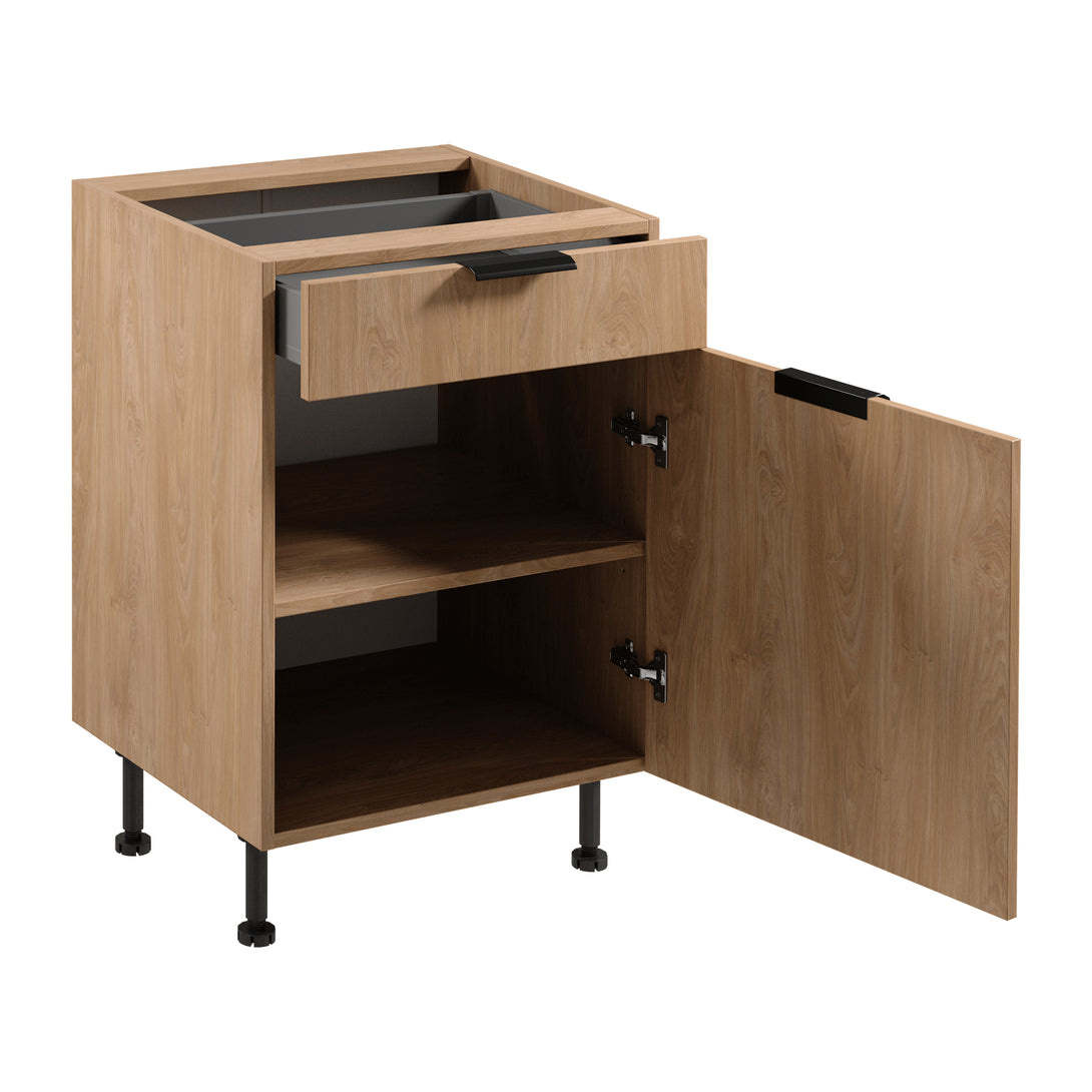 Unterschrank D60S1 P/L AX - Sorento - Moderne Ästhetik für eine stilvolle Küche. - ROYAL24_MARKT