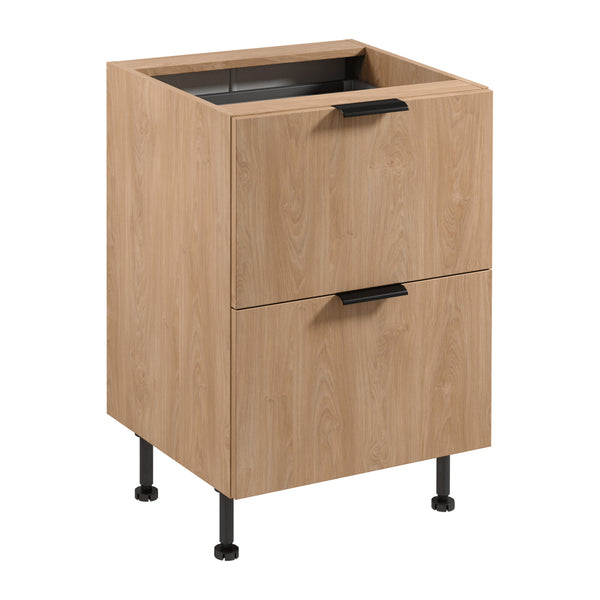 Unterschrank D60S2+1 AX - Sorento - Hergestellt aus robustem Material für hohe Stabilität. - ROYAL24_MARKT