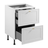Unterschrank D60S2+1 AX - Sorento Weiß - Einfaches Design, große Wirkung. - ROYAL24_MARKT