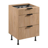 Unterschrank D60S3 AX - Sorento - Der Unterschrank ist aus hochwertigen Holzmaterialien gefertigt. - ROYAL24_MARKT