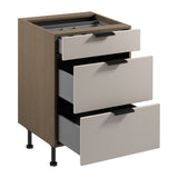 Unterschrank D60S3 AX - Sorento Beige - Die Basis für Ihre Küchenorganisation. - ROYAL24_MARKT