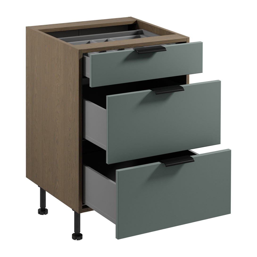 Unterschrank D60S3 AX - Sorento Grün - ROYAL24_MARKT