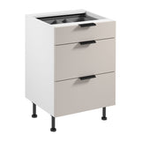 Unterschrank D60S3 AX - Sorento Weiß Beige - Kompakte Lösungen für mehr Platz. - ROYAL24_MARKT