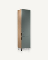 Hochschrank D60T P/L AX - Sorento Grün Sonoma Eiche - Stauraum in der Höhe optimal genutzt. - ROYAL24_MARKT