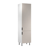 Hochschrank D60T P/L AX - Sorento Weiß Beige - Cleveres Stauraumwunder für kleine Küchen. - ROYAL24_MARKT