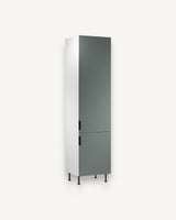 Hochschrank D60T P/L AX - Sorento Weiß Grün - Passgenau für Ihre Küche gefertigt. - ROYAL24_MARKT
