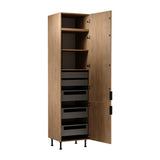 Hochschrank D60T P/L AX - Sorento - Der Hochschrank bietet viel vertikalen Stauraum. - ROYAL24_MARKT