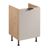 Spülenunterschrank mit Sortiereinsatz D60ZS AX - Sorento Beige Sonoma Eiche - nahtlose Integration für Ihre Küchemäß, passt zu jedem Einrichtungsstil. - ROYAL24_MARKT