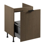 Spülenunterschrank mit Sortiereinsatz D60ZS AX - Sorento Dunkle Eiche - Optimale Lösung für Spülbereich und Ordnung. - ROYAL24_MARKT