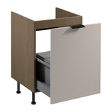 Unterschrank mit Sortiereinsatz D60ZS AX - Sorento Beige - Clevere Lösungen für kleine Räume. - ROYAL24_MARKT