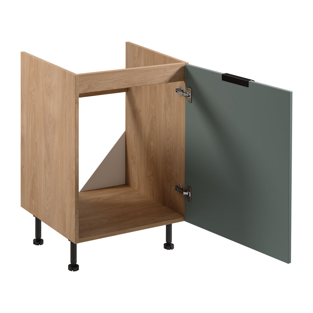 Spülenunterschrank D60Z P/L - Sorento Grün Sonoma Eiche - Mehr Platz unter der Spüle. - ROYAL24_MARKT