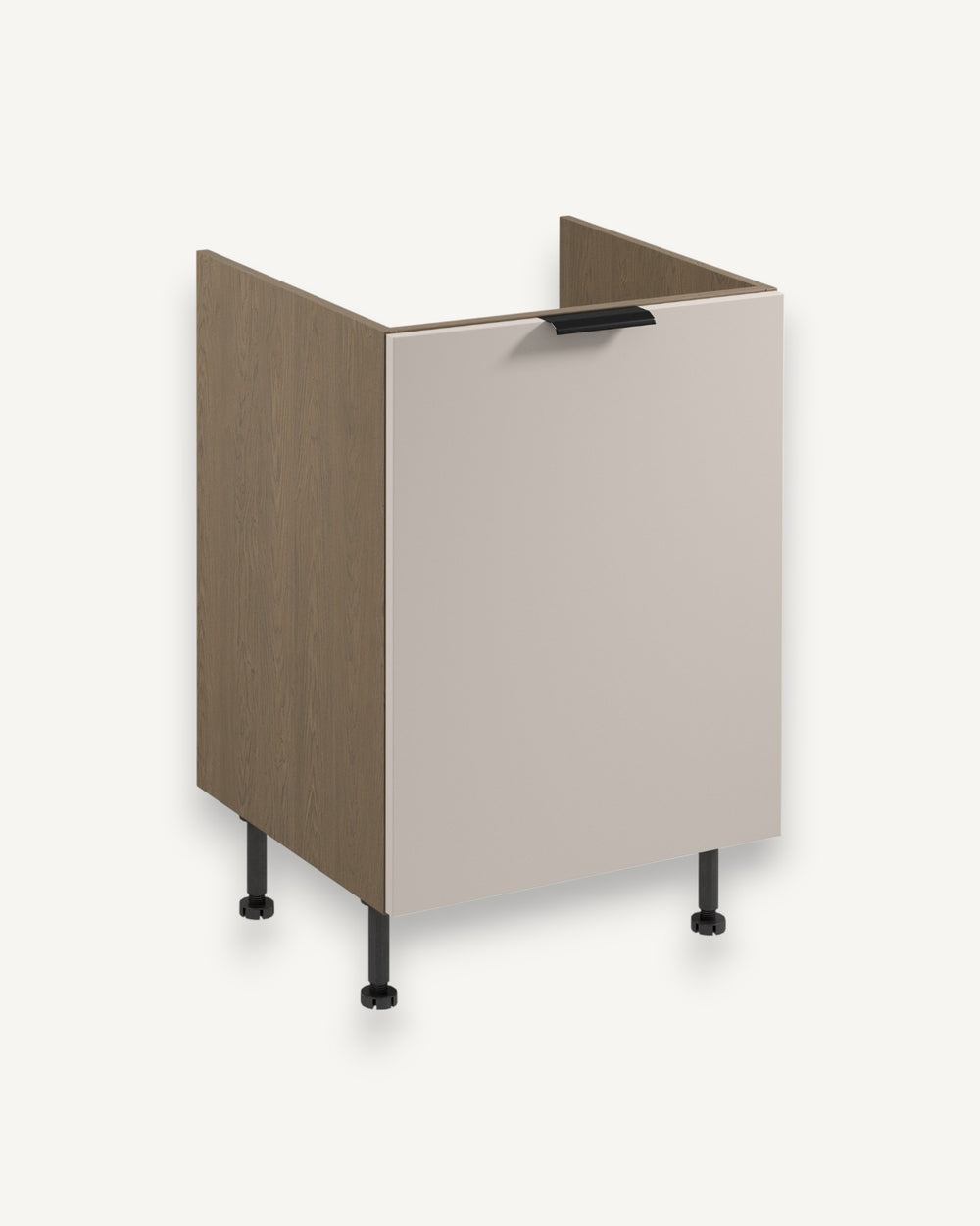 Spülenunterschrank D60Z P/L – Sorento Beige – Praktische Lösungen für Ihre Küche.