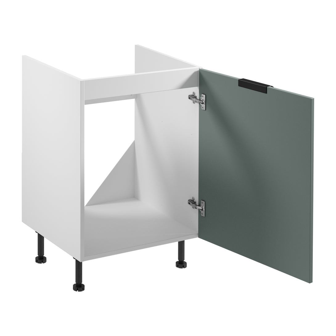 Spülenunterschrank D60Z P/L - Sorento Weiß Grün - Ordnung und Sauberkeit in der Küche. - ROYAL24_MARKT