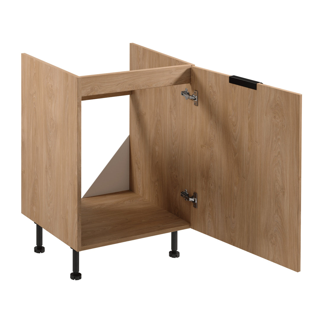 Küchenzeile - Sorento - Beige & Sonoma Eiche (Matt) - K45-G300 cm - ROYAL24_MARKT