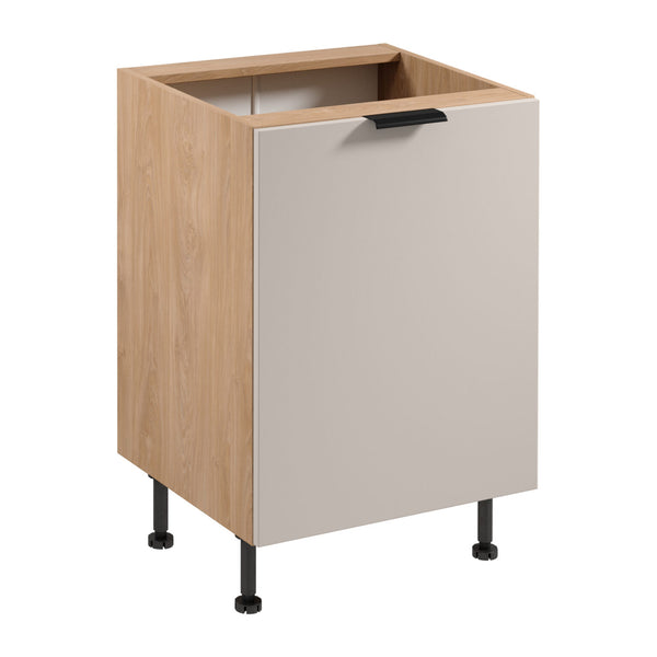 Unterschrank D60 P/L - Sorento Beige Sonoma Eiche - perfekte Ergänzung für Ihre Kücheneinrichtung - ROYAL24_MARKT