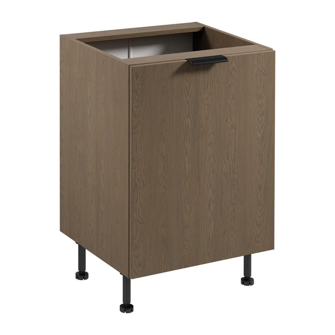 Unterschrank D60 P/L - Sorento Dunkle Eiche - Hochwertiger Stauraum mit edlem Look. - ROYAL24_MARKT