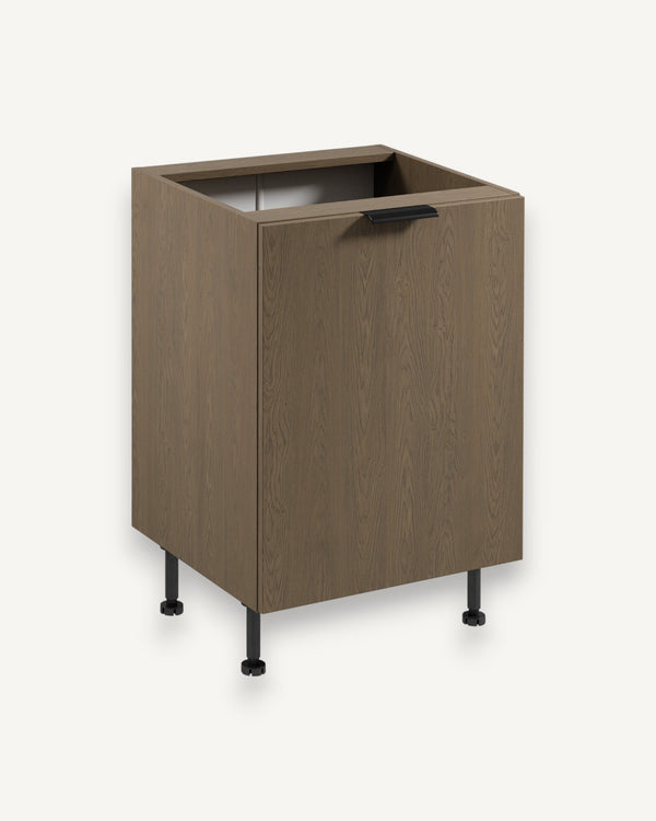 Unterschrank D60 P/L - Sorento Dunkle Eiche - Hochwertiger Stauraum mit edlem Look. - ROYAL24_MARKT