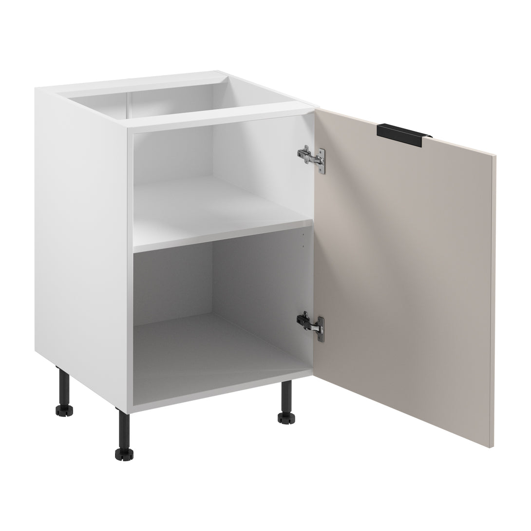 Unterschrank D60 P/L - Sorento Weiß Beige - Platzsparend und praktisch zugleich. - ROYAL24_MARKT