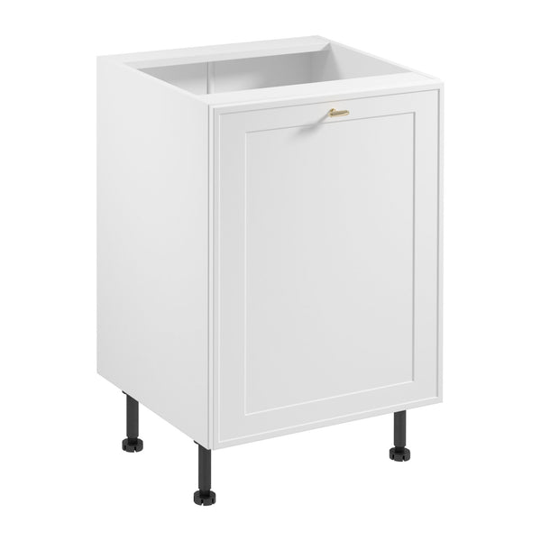 Unterschrank mit Sortiereinsatz D60ZS AX - Sorento Weiß - Langlebig und robust. - ROYAL24_MARKT