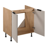 Spülenunterschrank D80Z - Sorento Beige Sonoma Eiche - optimal für jede Küche - ROYAL24_MARKT