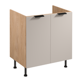 Spülenunterschrank D80Z - Sorento Beige Sonoma Eiche - optimal für jede Küche - ROYAL24_MARKT