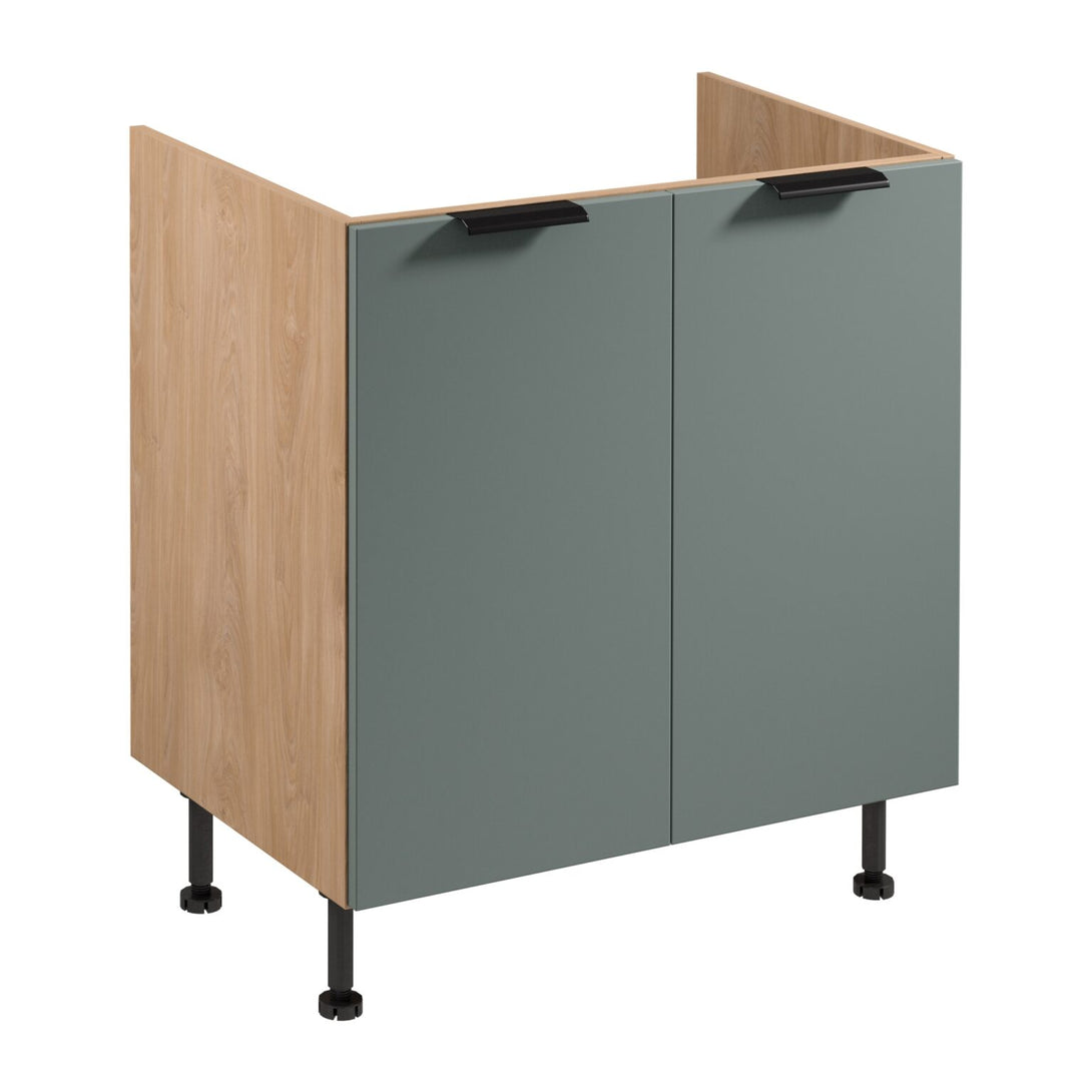Spülenunterschrank D80Z - Sorento Grün Sonoma Eiche - Effiziente Nutzung des unteren Raums. - ROYAL24_MARKT