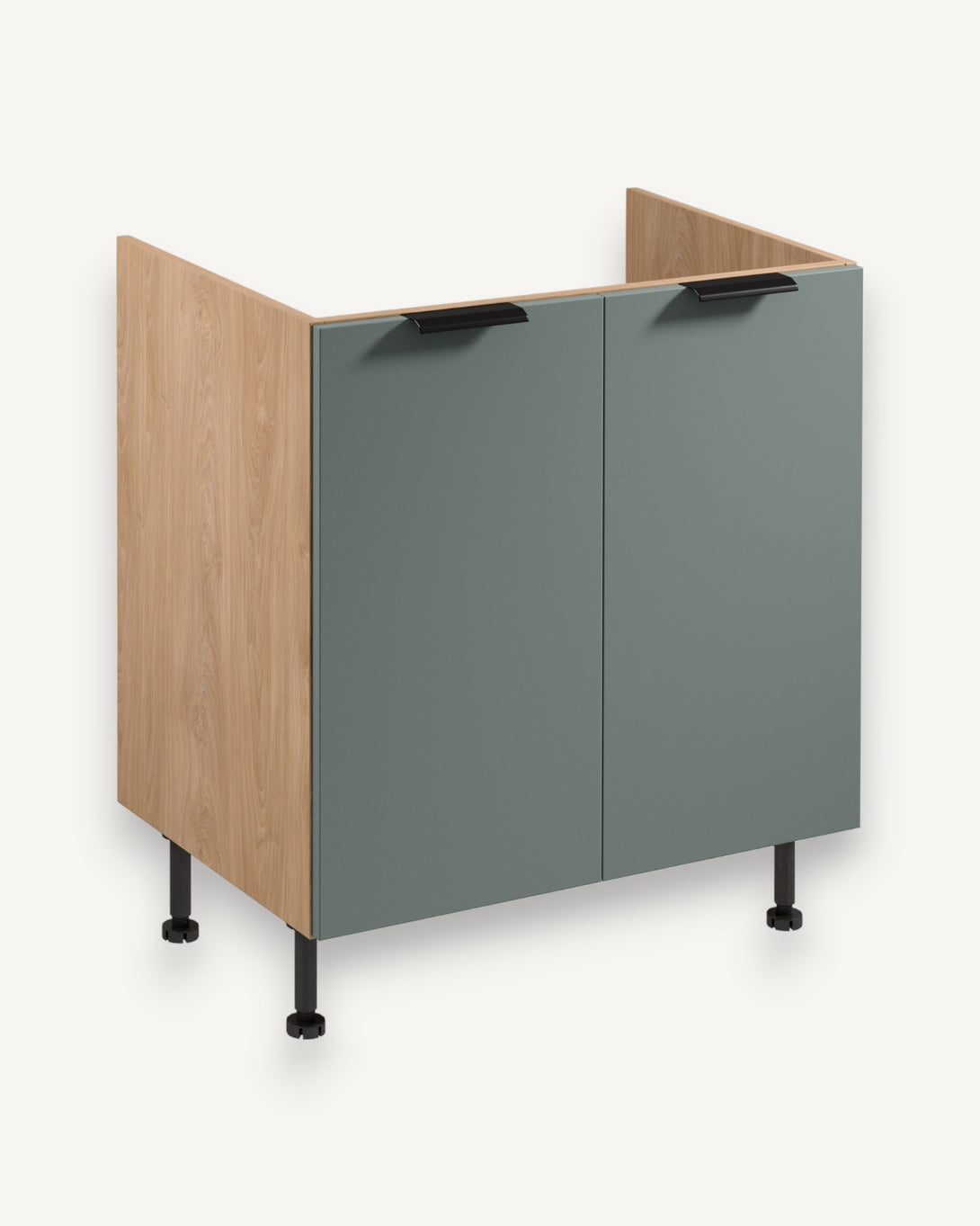 Spülenunterschrank D80Z - Sorento Grün Sonoma Eiche - Effiziente Nutzung des unteren Raums. - ROYAL24_MARKT