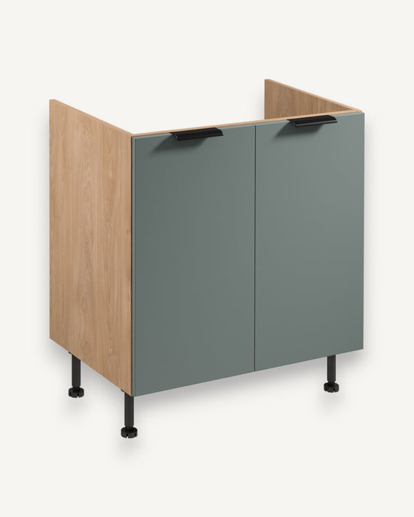 Spülenunterschrank D80Z - Sorento Grün Sonoma Eiche - Effiziente Nutzung des unteren Raums. - ROYAL24_MARKT