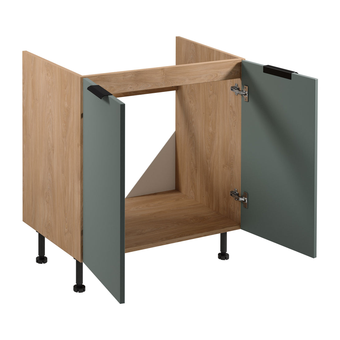 Spülenunterschrank D80Z - Sorento Grün Sonoma Eiche - Effiziente Nutzung des unteren Raums. - ROYAL24_MARKT