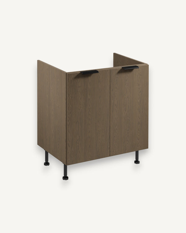 Spülenunterschrank D80Z - Sorento Dunkle Eiche - Unktionalität und Stil perfekt vereint. - ROYAL24_MARKT