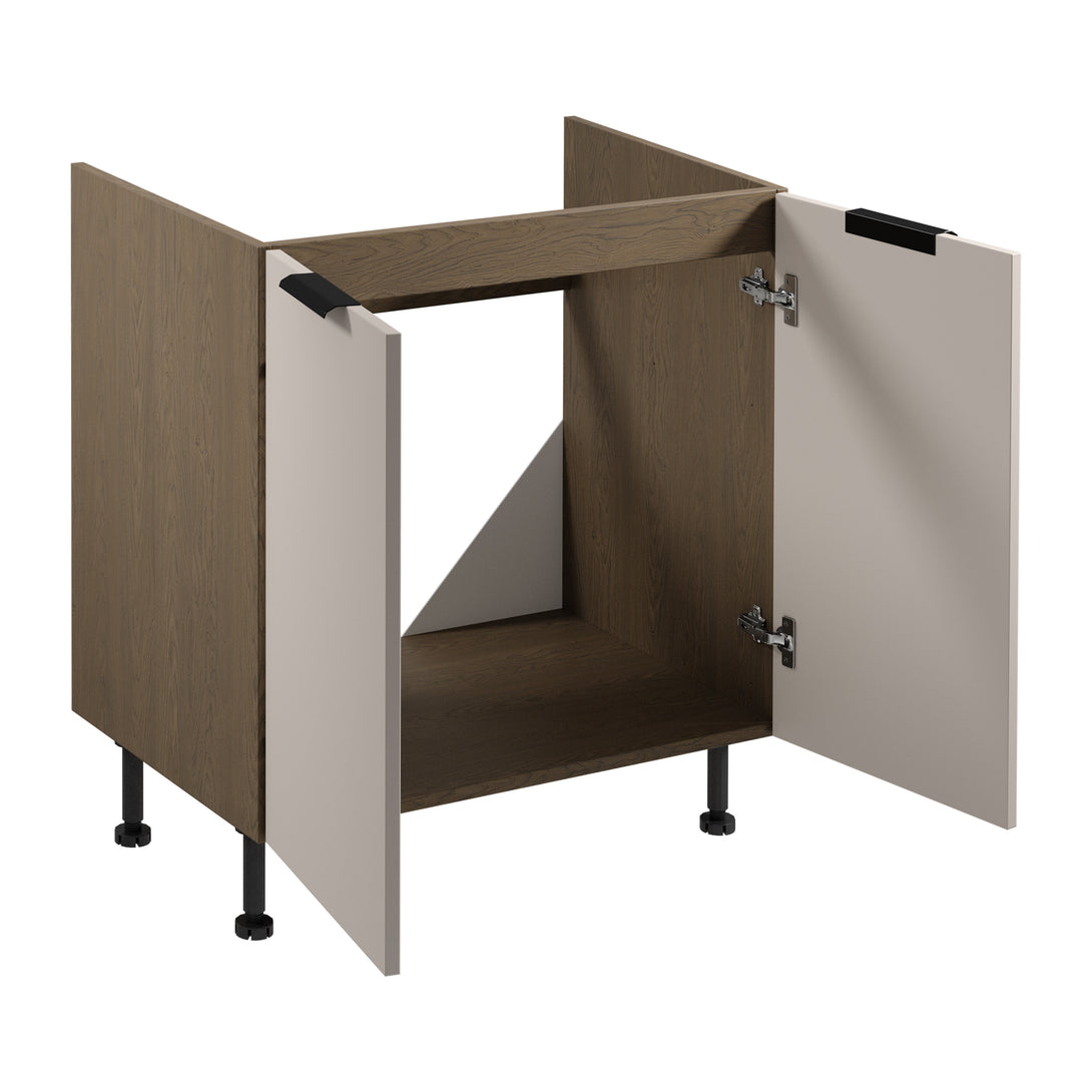 Spülenunterschrank D80Z - Sorento Beige - Ordnung und Design in perfekter Harmonie. - ROYAL24_MARKT