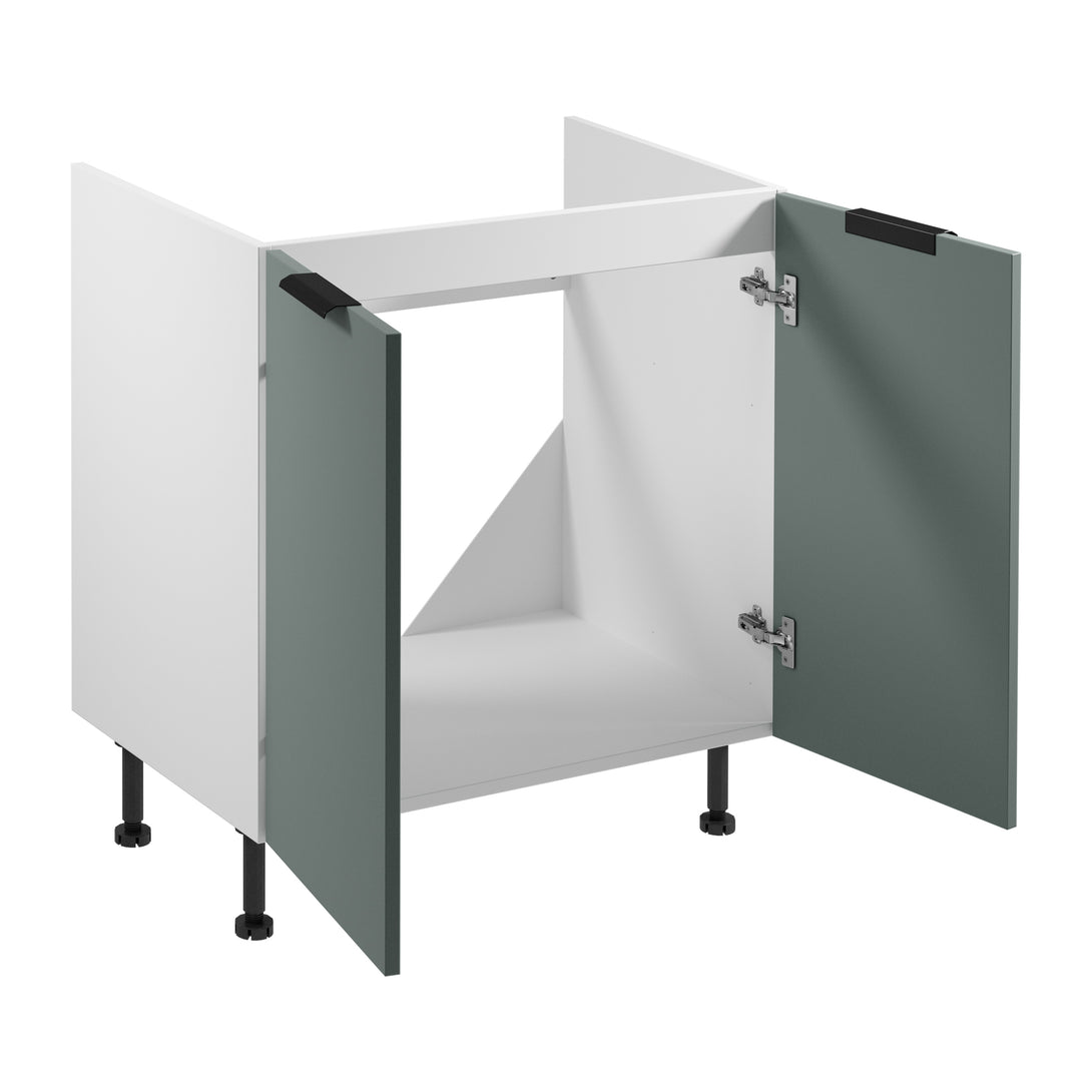 Spülenunterschrank D80Z - Sorento Weiß Grün - Praktische Lösung für Ihre Küche. - ROYAL24_MARKT