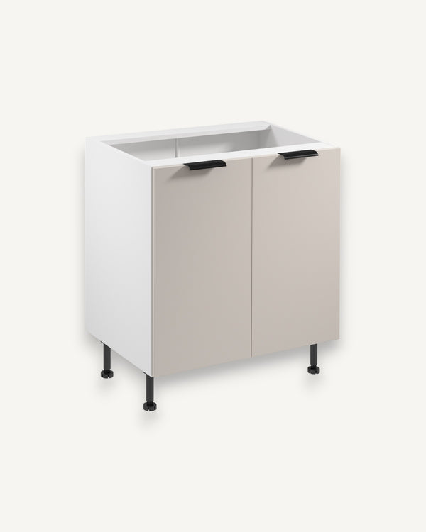 Unterschrank D80 - Sorento Weiß Beige - Perfekte Organisation für Ihre Utensilien. - ROYAL24_MARKT