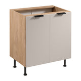 Unterschrank D80 - Sorento Beige Sonoma Eiche -  für ein einheitliches Küchenbild - ROYAL24_MARKT