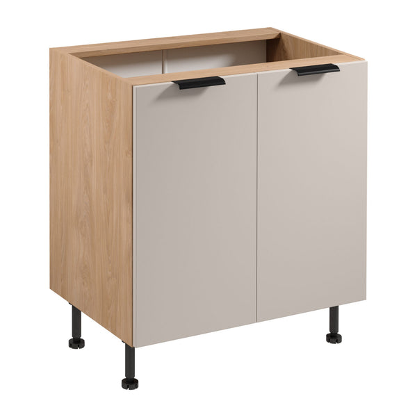 Unterschrank D80 - Sorento Beige Sonoma Eiche -  für ein einheitliches Küchenbild - ROYAL24_MARKT