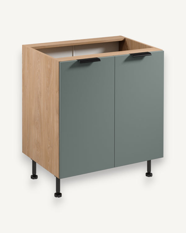 Unterschrank D80 - Sorento Grün Sonoma Eiche - Maximale Nutzung des unteren Raums. - ROYAL24_MARKT