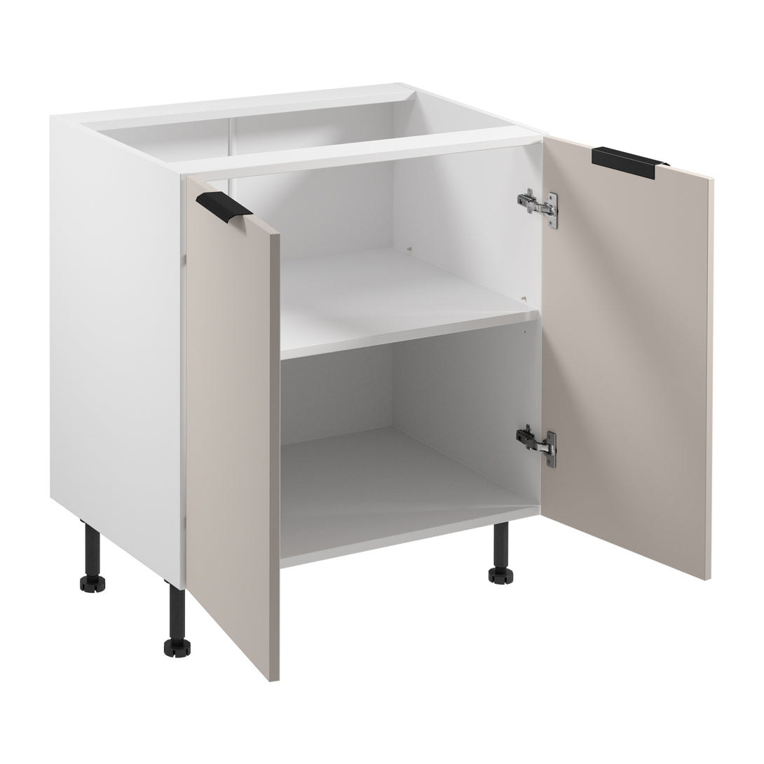 Unterschrank D80 - Sorento Weiß Beige - Perfekte Organisation für Ihre Utensilien. - ROYAL24_MARKT